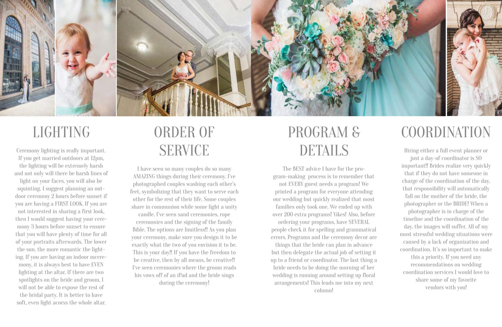 29 - Ceremony Tips