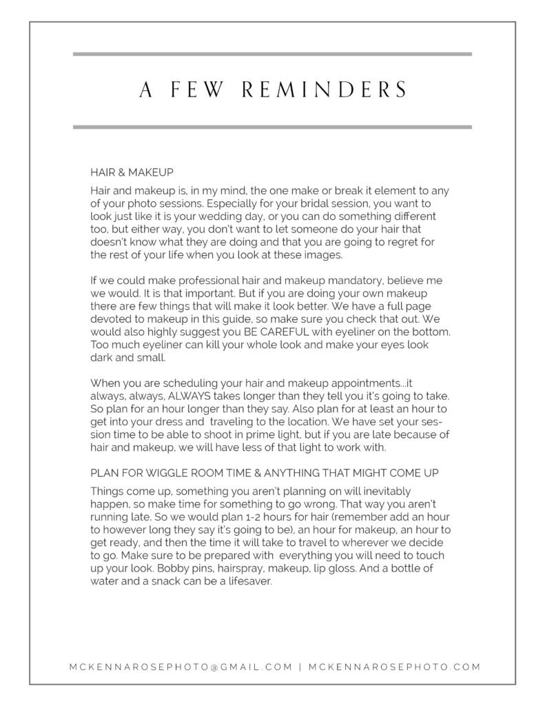 10 - A Few Reminders Part 1