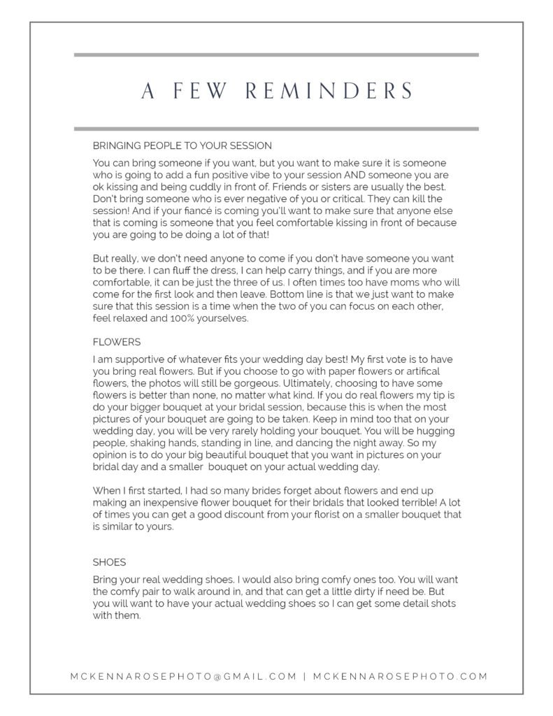 11 - A Few Reminders Part 2